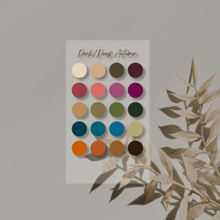 Clear Colour Cards – Personalized Seasonal Palette