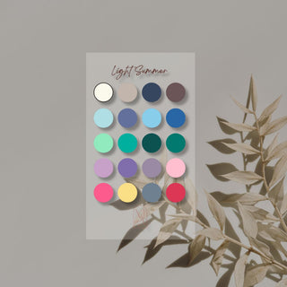 Clear Colour Cards – Personalized Seasonal Palette