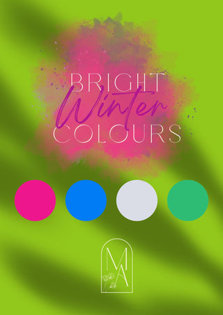 Bright Winter Digital Colour Palette
