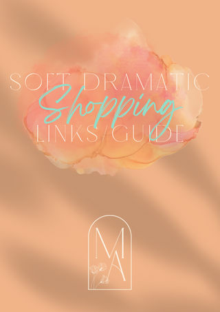 Soft Dramatic Shopping Guide Spring/Summer