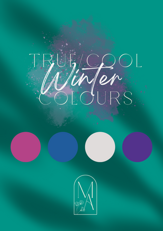 True/Cool Winter Digital Colour Palette